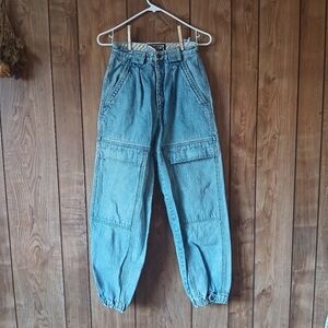 Vintage Jeans Parachute Pants Womens size XS